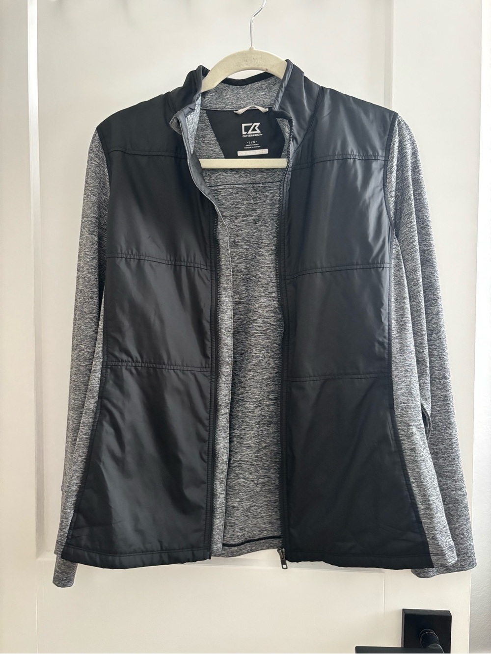Cutter & Buck Athletic Black & Gray Women's Jacket